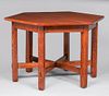 Stickley Brothers Hexagonal Library Table c1910