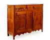Country French Provincial Style Fruitwood Buffet