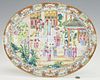 Large Chinese Export Famille Rose Meat Platter