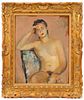 Alfred Mira Impressionist Portrait of a Nude