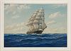 Alex Breede O/C Maritime Painting, Romance of the Sea