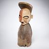 Large Pende carved polychrome funeral figure