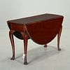 Queen Anne mahogany drop leaf table