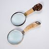 (2) Antique magnifying glasses, incl. Sheffield