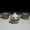 Kazu Oba, (3) stoneware sake items