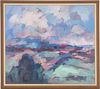 Large George Cress O/C Abstract Landscape Painting