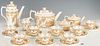 21 Pcs. Royal Crown Derby Gold Aves Tea Set