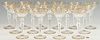 15 St. Louis Excellence Crystal Champagne Glasses