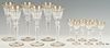 12 pcs St. Louis Excellence Crystal, Water Goblets & Cordials