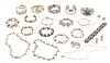21 Pcs. of  Mexican Sterling Jewelry, including Taxco