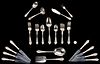50 Pcs Wallace Rose Point Sterling Flatware