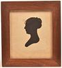 Peale's Museum Silhouette of a Woman.
