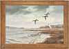 David Maass O/B Painting, Ducks in Flight