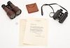 5 WWI Items incl. Binoculars and FDR Letter