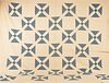 Antique Maltese Cross Pattern Quilt.