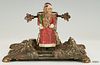 German Antique Cast Iron Santa Christmas Tree Holder