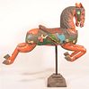 Vintage Carved and Painted Carousel Horse.
