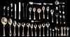 63 Pcs. Assorted Silver Flatware, Mostly Sterling