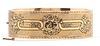 Victorian 14K Gold & Enamel Bangle Bracelet