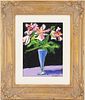 Harold Kraus O/B Painting, Small Vase of Flowers