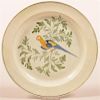 Leeds Soft Paste China Peafowl on Branch Plate.