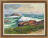 George Jensen O/B Coastal Landscape Painting