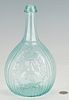 Jenny Lind Historical Calabash Glass Flask