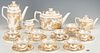 20 Pcs. Royal Crown Derby Gold Aves Tea Set