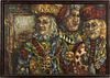 Dan Howard Expressionist O/C Painting, Royal Family