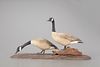 Quarter-Size Canada Goose Pair, Wendell Gilley (1904-1983)