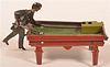 German Tin Lithograph Billiard Player Penny Toy