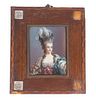 EARLY 18TH C. FRENCH MINIATURE PORTRAIT