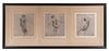 (3) ETCHINGS IN ONE FRAME BY ANNE GOLDTHWAITE (FRANCE/NY/AL, 1869-1944)