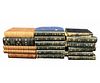 LOT OF SEVENTEEN LEATHER BOUND BOOKS