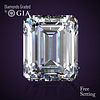 1.52 ct, F/IF, Emerald cut GIA Graded Diamond. Appraised Value: $49,000 