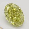 1.01 ct, Natural Fancy Intense Yellow Even Color, VS2, Oval cut Diamond (GIA Graded), Appraised Value: $21,600 