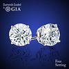 6.02 carat diamond pair Round cut Diamond GIA Graded 1) 3.01 ct, Color E, VS1 2) 3.01 ct, Color E, VS1 . Appraised Value: $564,200 