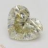 2.06 ct, Natural Fancy Light Brownish Yellow Even Color, VS2, Heart cut Diamond (GIA Graded), Appraised Value: $22,400 