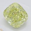 2.01 ct, Natural Fancy Yellow Even Color, VS2, Cushion cut Diamond (GIA Graded), Appraised Value: $43,400 