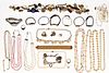 Gold, Sterling and Costume Jewelry and Wristwatch Assortment