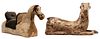 Folk Art Carved Wood Deer and Horse Figures