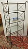 WROUGHT AND GLASS 5 TIER ETAGERE 63 1/2"H X 25 1/2"W X 19 1/2"D