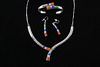 Navajo Opal Bracelet Necklace & Earrings Set by BL