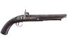 C. 1840- Engraved Percussion Dueling Pistol