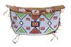 C. 1920-1930 Sioux Beaded Hide Tipi Possible Bag