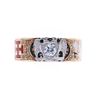 C. 1940 Masonic Scottish Rite Diamond 14K Ring