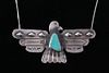 Navajo Thunderbird Turquoise Tim Yazzie Necklace