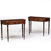 Pair of Late George III Mahogany Card Tables, in the Manner of Gillows
