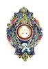 19th French Sarreguemines Majolica Ceramic Clock