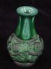"DESNA" Handcrafted Malachite Glass Vase